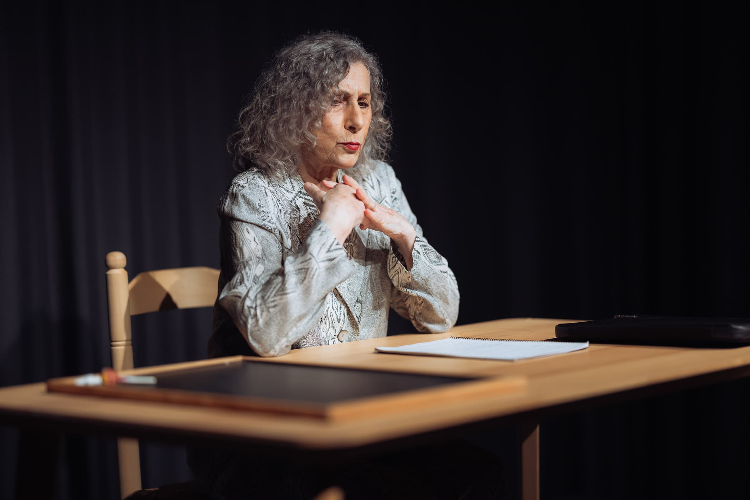 Carme Sansa en el paper d'Isabel Vila i Pujol